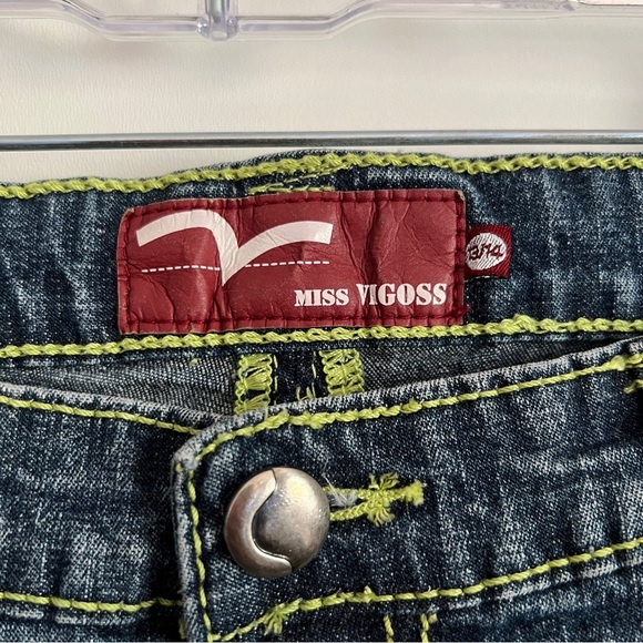 Miss Vigoss Y2K Bootcut Jeans-Juniors Size 13/14 - Picture 3 of 6